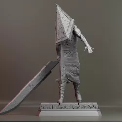 Pyramid head Fan art - Silent hill 2 3D print model 3D print model