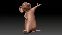 Rat 3D model