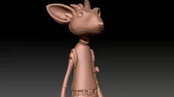 rat police keychain