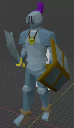 Rune Armor Set - Oldschool Runescape Character