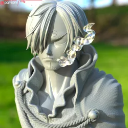 SANJI BUST - 3D PRINTABLE FIGURE