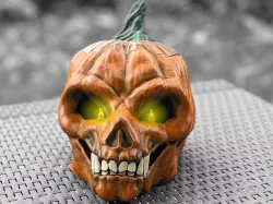 Scary Pumpkin King Lantern