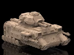 Sci Fi Tank battle worn