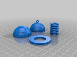 screw together hanging parametric deathstar