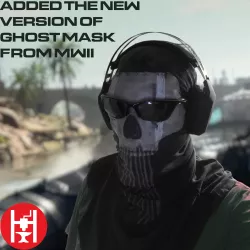 Simon Ghost Riley Mask Call Of Duty cod modern warfare warzone (inspired)