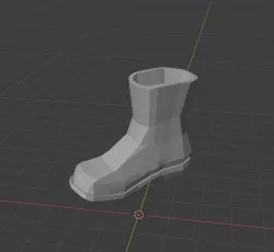Simple Low-Poly Boot