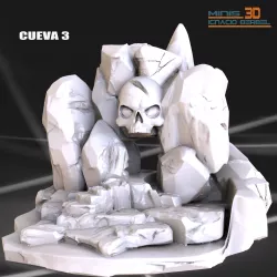 skull caverns CAVERNA CALAVERA STL 2