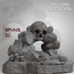 skull caverns CAVERNA CALAVERA STL