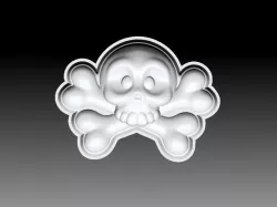 SKULL MALE BATH BOMB MOLD