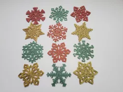 Snowflake Christmas Tree Decorations