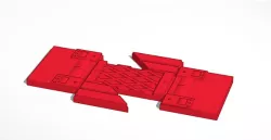 Space Hulk: 1 square corridor - 3 models