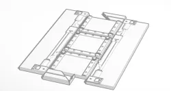 Space Hulk: 3 squares corridor - 6 models