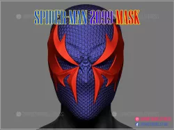 Spiderman 2099 Helmet - Marvel Cosplay Mask