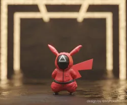 Squid Game Pikachu Pokemon