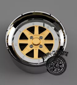 SSR mk3 15" 2pcs rims for scale models