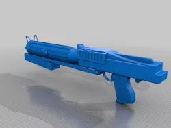 Star Wars DC15-S blaster rifle with folded stock from Book of Boba Fett in 1:12 1:6 and 1:1 scale