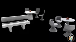 Star Wars Mos Espa Street Furniture for 3.75" and 6" figures