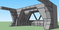 Star Wars Star Destroyer Bridge V2, stl files. 3'75 Scale