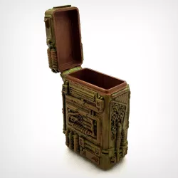 Steampunk box with hinge.