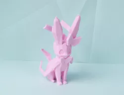 Sylveon Low Poly Pokemon