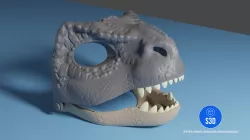 T-Rex Dino Wearable moveable mask