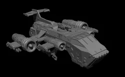 Tank transporter ship