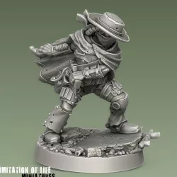 The Mysterious Stranger - Post Apocalyptic gunslinger