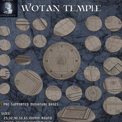 The Wotan Temple Set (25 pre-supported models)