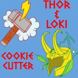 Thor & Loki - Cookie Cutter -