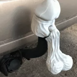 Tow ball cap dick with balls - Print-in-Place
