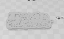 Toxic Crusaders Keychain Logo Keychain