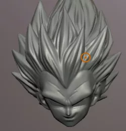 Ultra Ego Vegeta Head Sculpt for Grandista