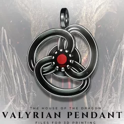 Valyrian Steel Pendant (The House of the Dragon)