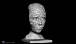 Visage décoratif