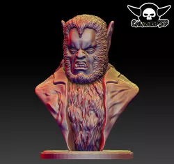 Werewolf Bust- Werewolf Bust "Curse of werewolf" 1961 film