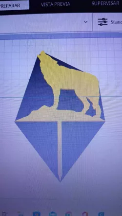 wolf howling cake topper