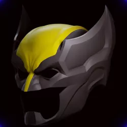 Wolverine Custom Cowl helmet