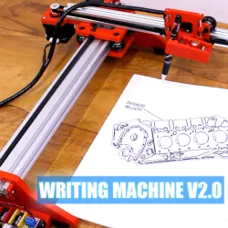 Writing Machine V2.0 - 2D Pen Plotter