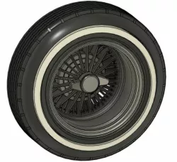 1/25 13in Lowrider wheel