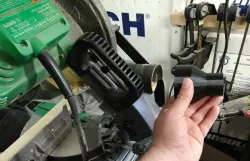 1.25" to 2.375" hose adapter (Chop saw dust collection)