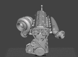 2jz billet block 1500hp 1/24 sclae