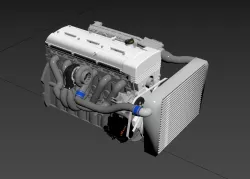 2JZ Engine for ANY scale