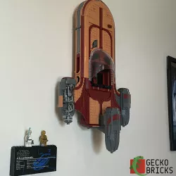 3D Printed Wall Mount for LEGO Star Wars Luke Skywalker's Landspeeder 75341