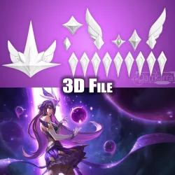 Accessoires Star Guardian Syndra League of Legends Fichiers STL