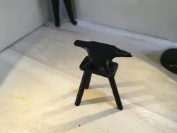 Anvil and stand (1:18 scale)