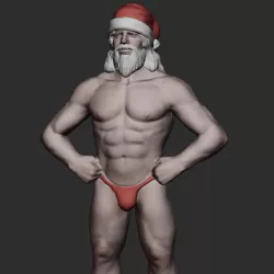 Bad Santa Claus Miniature