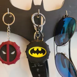 Batman Maker Coin Key Ring