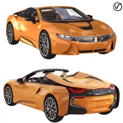 bmw i8 roadster orange