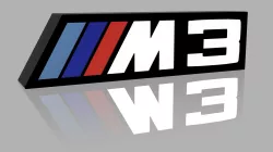 BMW M3 Light Logo Lamp