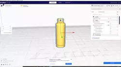 BOAT MODEL HIGH GAS CYLINDER
